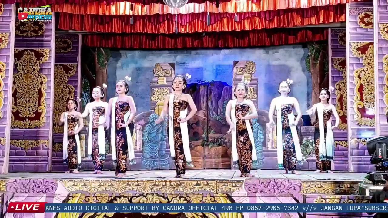 Pembukaan Tari gambyong seniwati cantik cantk ketoprak Bhakti Kuncoro