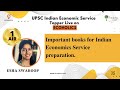 Important Books for Indian economics Service Preparation | AIR 1 Esha Swaroop on Ecoholics