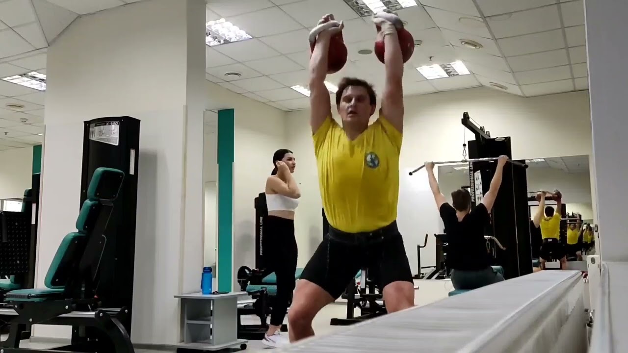 Интервалка толчек 32х32 -4подх,по 3 мин через 3 мин оттдыха