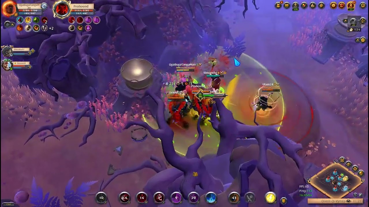 3 Players Vs the Roads of Avalon ||Albion online PvP Highlights||