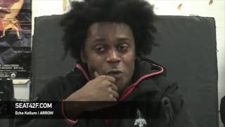 Echo Kellum ARROW Set Visit Interview Wealth