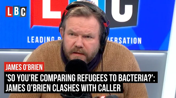 'So you're comparing refugees to bacteria?': James...