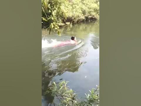 60 year old lady swimming in a lake. - YouTube