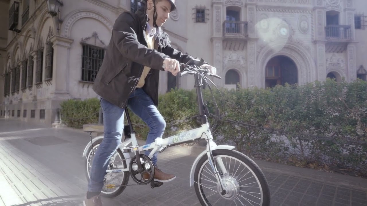 Bicicleta eléctrica plegable Firebird - YouTube