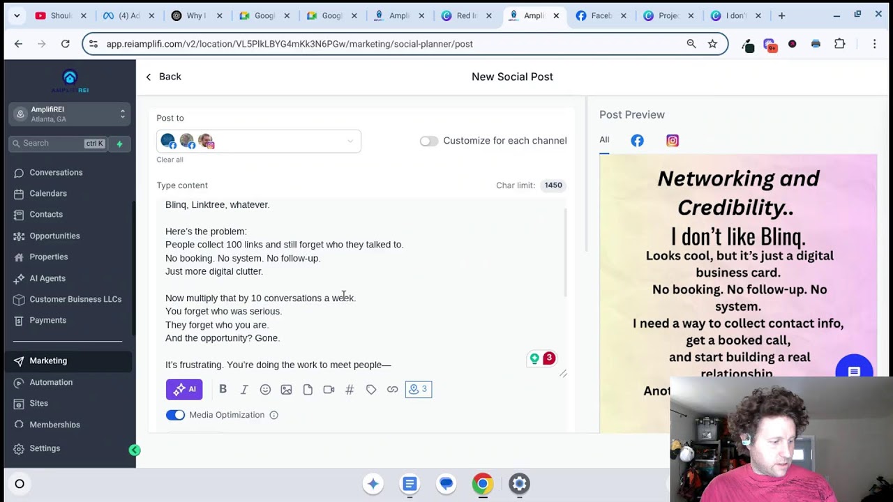 Social Media Planning for Real Estate Professionals  (Chappy + 