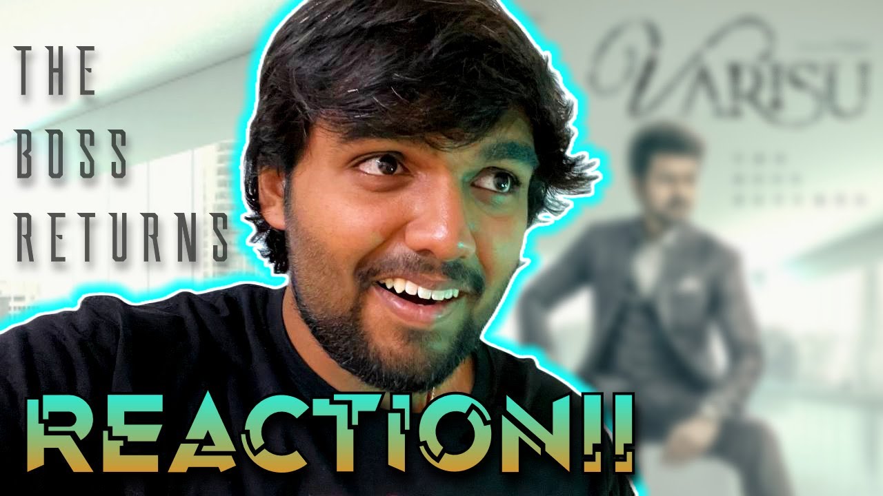 Varisu First Look | REACTION!! | Thalapathy Vijay | Rashmika | Vamshi Paidipally | Thaman S