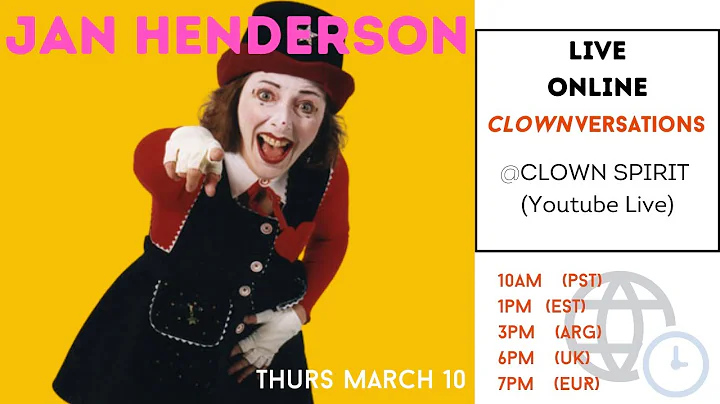 Wise fool JAN HENDERSON in clown-versation