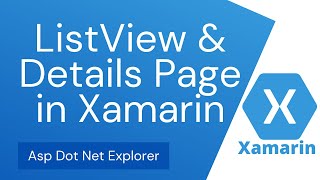 ListView Page with Details Page in Xamarin Forms | Xamarin.Forms ListView screenshot 1