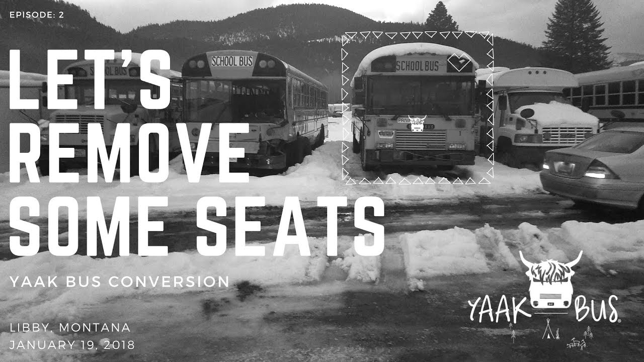 Bus Conversion Vlog #2: Let's remove bus seats - YouTube