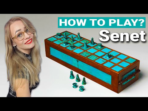 Board Game Invented 3500 BCE. How To Play Senet?