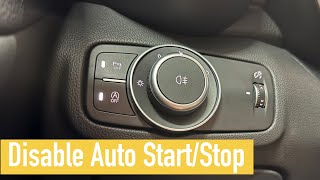 Disable Alfa Romeo Giulia/Stelvio Auto Start/Stop for Less than $25