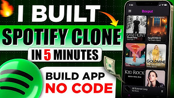 I Built a Spotify Clone in 5 Minutes! (No Coding) | 2025 Tutorial