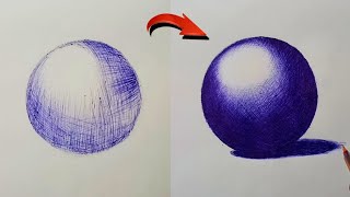 How to Draw 3D Spheres with a Ballpoint Pen