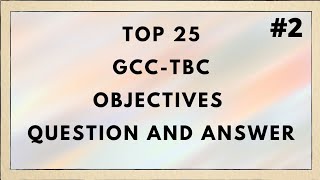 Top 25 GCC-TBC Objectives Questions || Computer Typing || 30 & 40 WPM || Test #2 screenshot 5