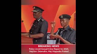 📽️ Police unveil 2025 annual crime report