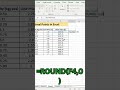 “Excel Number Round Off in Seconds 🔢” #excel #exceltricks #exceltutorial #excelreels #shortsfeed