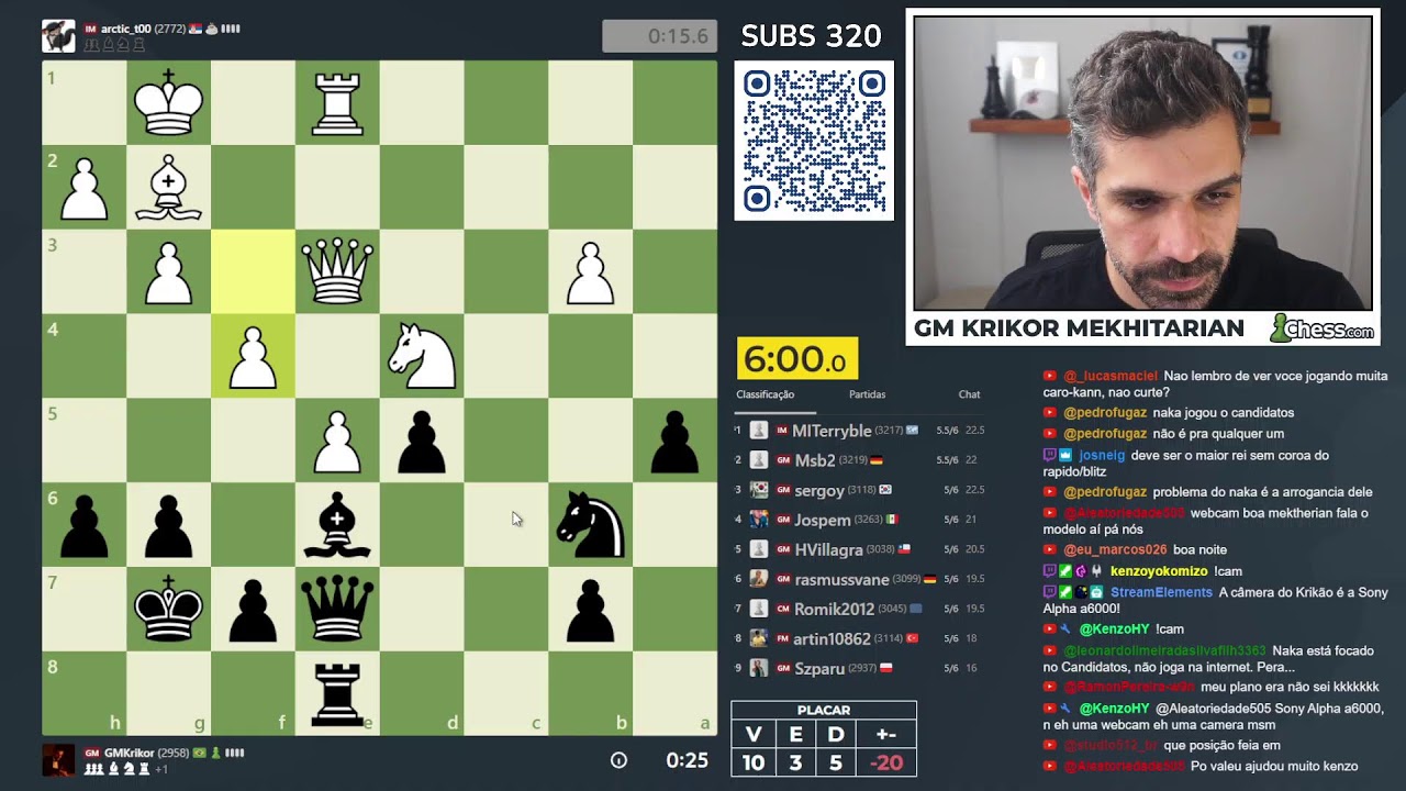 3 0 Thursday (3 minutos) no chess.com (26/02/2026)