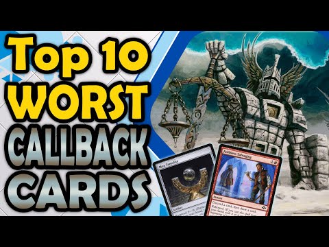 Top 10 Worst Callback Cards