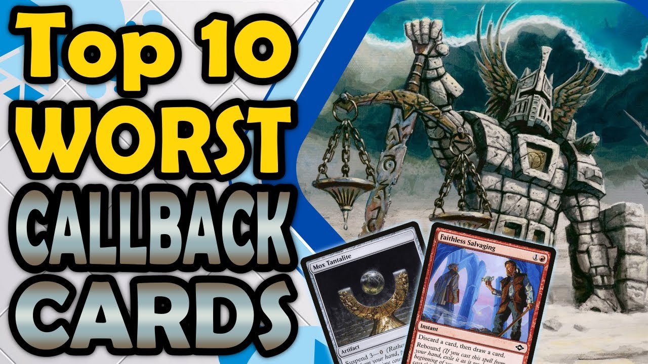 Top 10 Worst Callback Cards