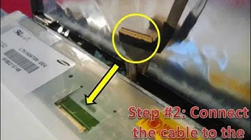 How to replace a laptop screen (Toshiba Model: Satellite A665-S6086)