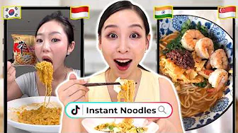 Trying Viral Instant Noodles Around The World 🍜