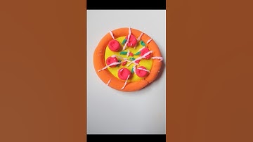 DIY Clay pizza 🍕🤤 #shorts #viralvideo #trending #clay #yt