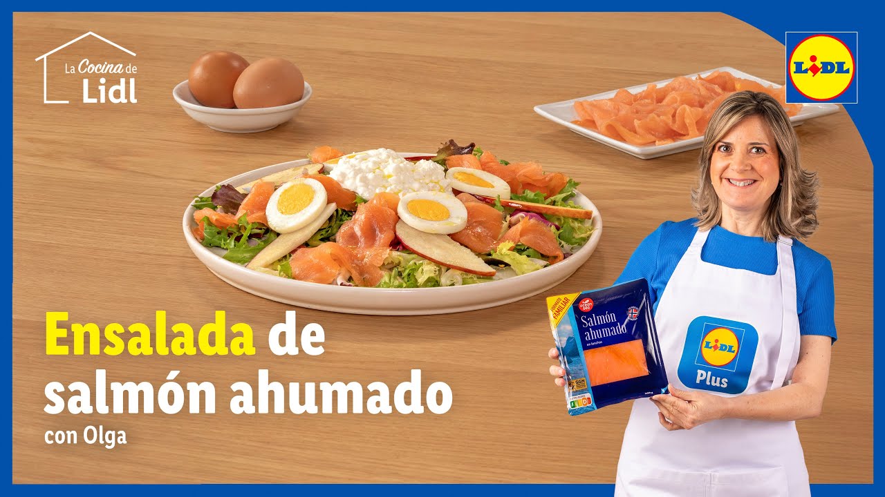 Ensalada de salmón ahumado 🥗🐟 | Recetas de ensalada | Lidl España