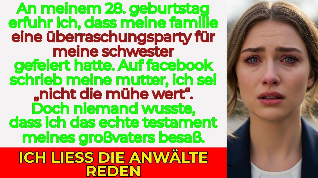 Ich wurde an meinem Geburtstag ignoriert – dann entdeckte ich die geheime Party meiner Familie 😨🎂