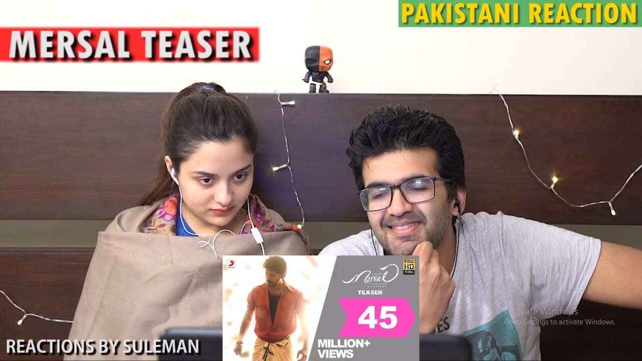 Pakistani Couple Reacts To Mersal Teaser | Vijay | Thalapathy