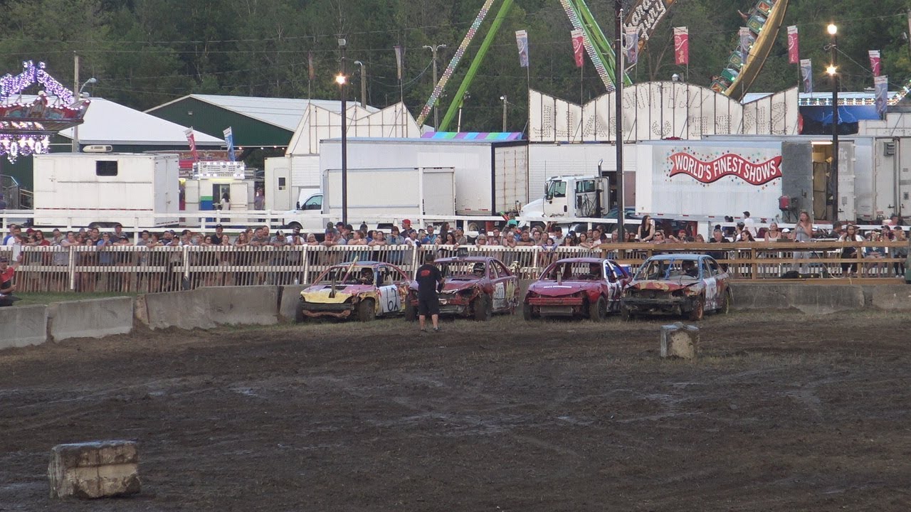 demolition derby 2018 SUTTON FAIR DEMO DERBY FIGURE 8 HEATS
