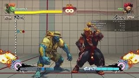 1 RESET KILL SEQUENCE! BLANKA VS AKUMA