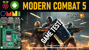 RASPBERRY Pi 4: MODERN COMBAT 5 (Game Test) | ANDROID 11