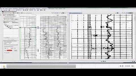 Raster Well Log Digitizing Tool