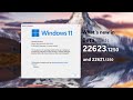 Windows 11 Beta builds 22623.1250 + 22621.1250 and what's new - Tiny, tiny build