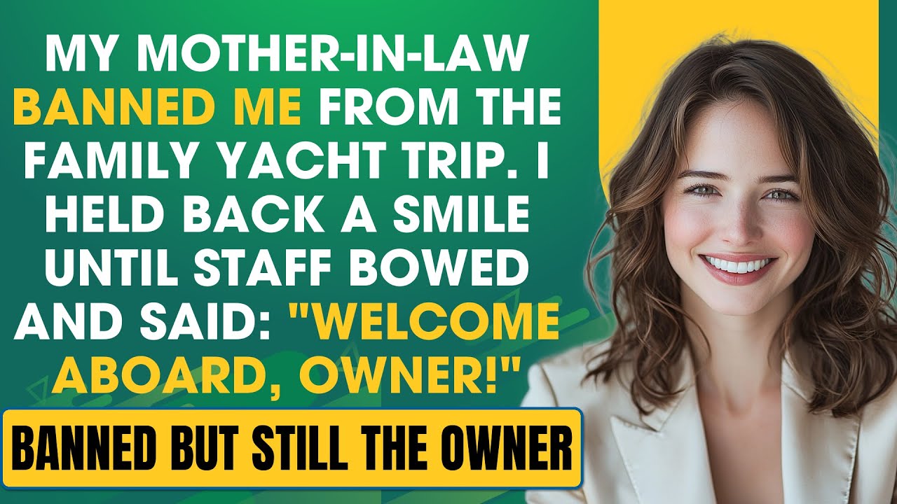 My MIL Banned Me From Family Yacht Trip—I Laughed When Staff Said, 'Hi ...