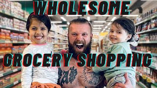 Viking dad grocery shopping adventures #viking #vikings #dad