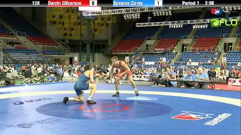 Cadet 138 - Darrin Gilkerson (Ohio) vs. Spencer Ca...