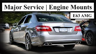 e63 amg w212 repairs | oil leaks and engine mounts