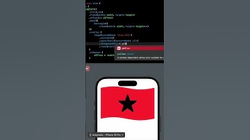 SwiftUI Draw Vietnam Flag | #swift #swiftui #jlcoder #earn #learnonyoutube