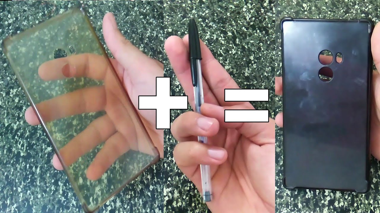 Como pintar capinha de celular com caneta Bic - YouTube