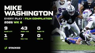Mike Washington: Every Touch of 2026 Week 6 | Full Film Compilation