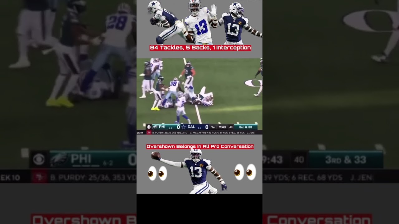 DeMarvion Overshown Is Having An All Pro Caliber Season 🔥