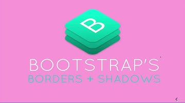 Borders and Shadows in Bootstrap 4 || #Bootstrap4 #TheWebSeeker #WebDesign