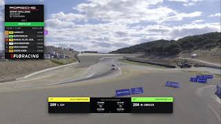 2026 Porsche Sprint Challenge USA West - HORROR CRASH OVER THE WALL