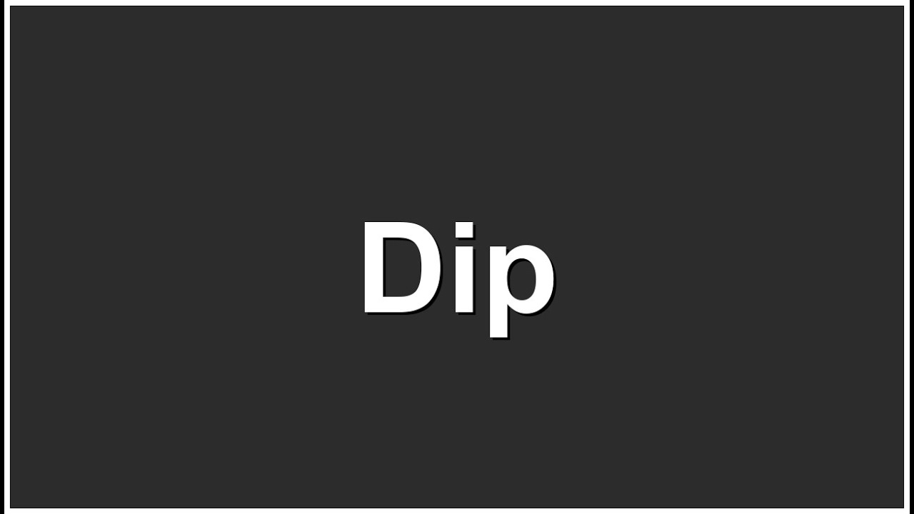 How to Pronounce Dip | Dip Dance Move Explained | Say Dip Like a Dancer