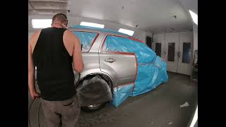 Player Profile ford escape paint job paint code UX  base coat divilbiss dv1 clear coat IWATA 5905 WS400 Super Nova