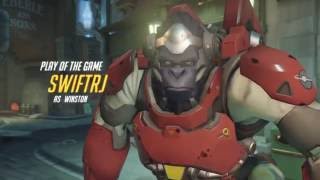 Overwatch play of the game (Winston)
