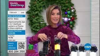 Improvements 3pk 4in1 Multiuse Lantern with Flame and Di...