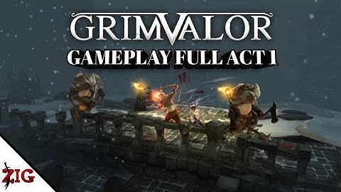 Grim Valor Full Gameplay Act 1 | RAM 2GB Best Offline Platform RPG Android Game