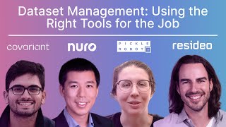 Dataset Management Panel: Best Tools | Covariant, Nuro, Pickle Robot, Resideo | TransformX 2022